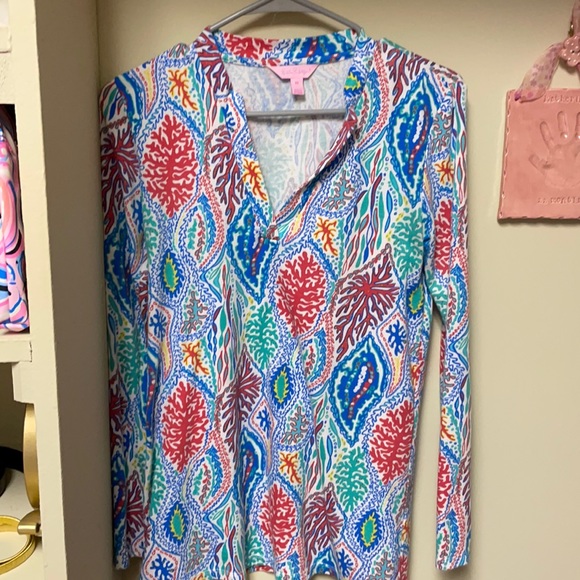 Lilly Pulitzer tunic top - Picture 2 of 5